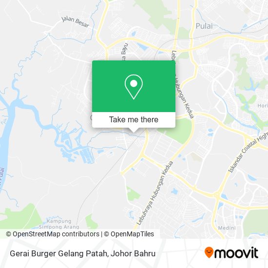Gerai Burger Gelang Patah map