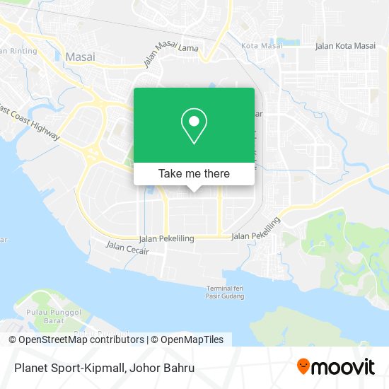 Planet Sport-Kipmall map