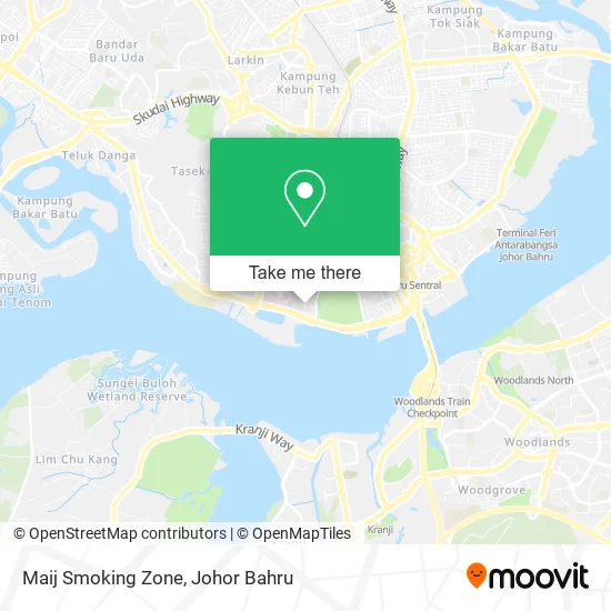 Maij Smoking Zone map