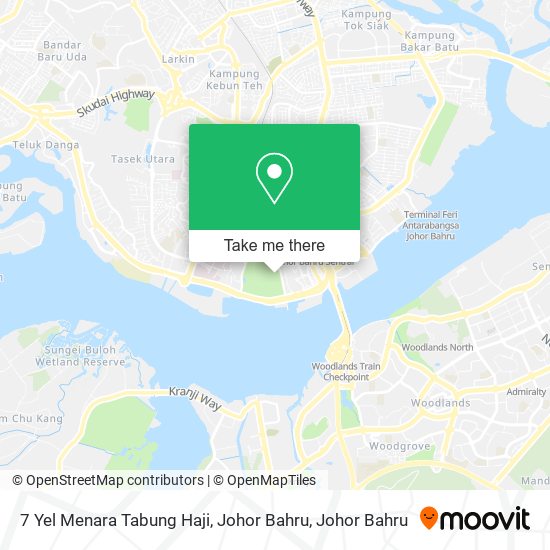 7 Yel Menara Tabung Haji, Johor Bahru map