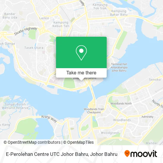 E-Perolehan Centre UTC Johor Bahru map
