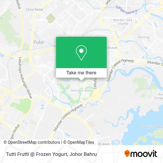 Tutti Frutti @ Frozen Yogurt map