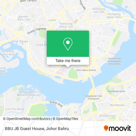 BBU JB Guest House map