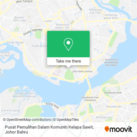 Pusat Pemulihan Dalam Komuniti Kelapa Sawit map