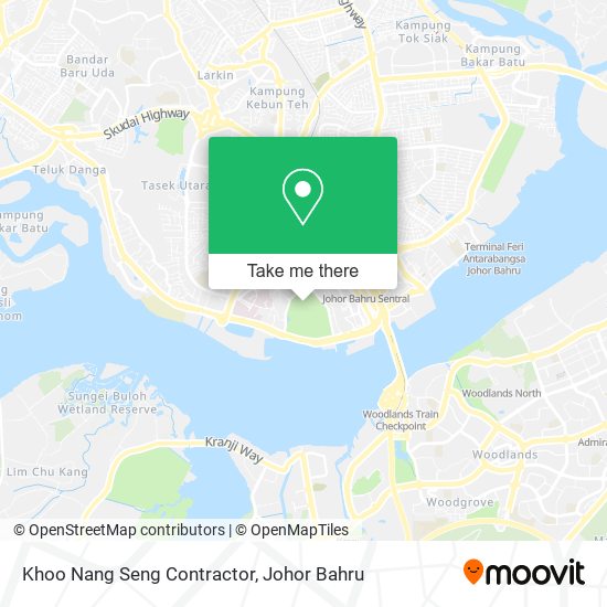 Khoo Nang Seng Contractor map