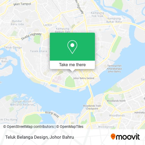 Teluk Belanga Design map