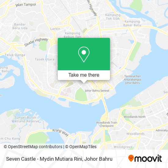 Seven Castle - Mydin Mutiara Rini map