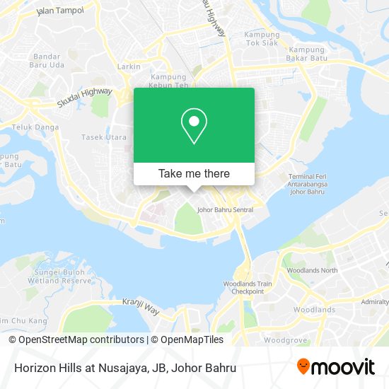 Horizon Hills at Nusajaya, JB map