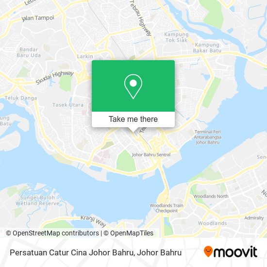 Persatuan Catur Cina Johor Bahru map