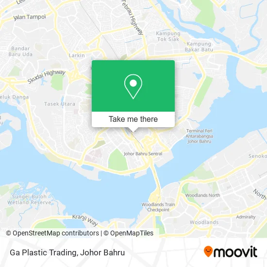 Ga Plastic Trading map