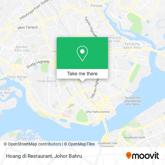 Hoang di Restaurant map