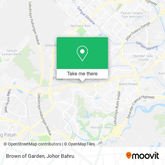 Brown of Garden map