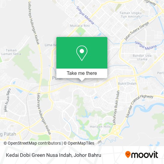 Kedai Dobi Green Nusa Indah map