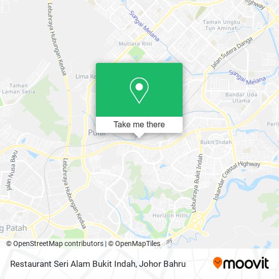 Restaurant Seri Alam Bukit Indah map