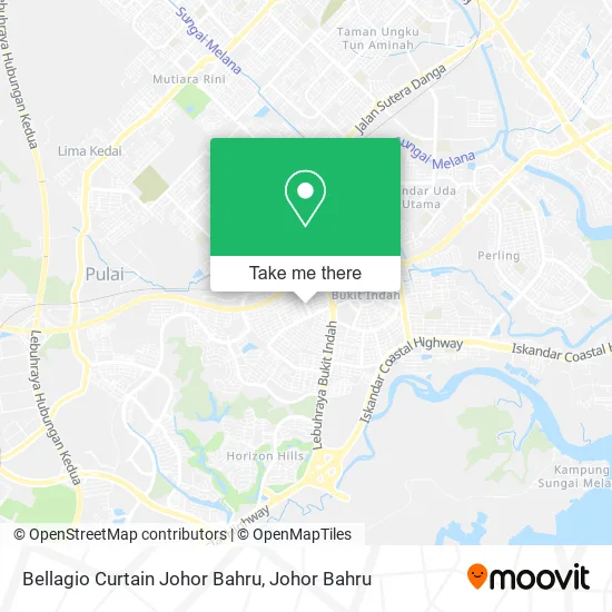 Bellagio Curtain Johor Bahru map