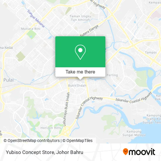 Yubiso Concept Store map