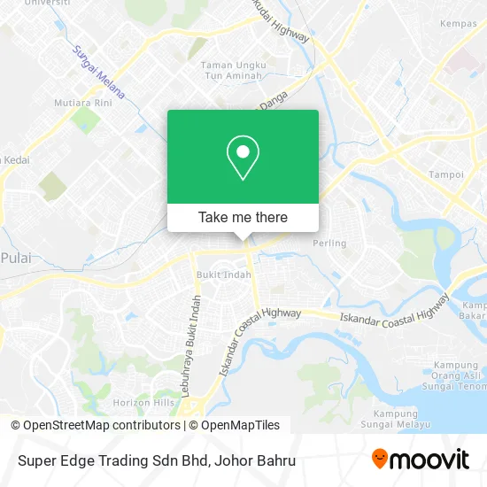 Super Edge Trading Sdn Bhd map