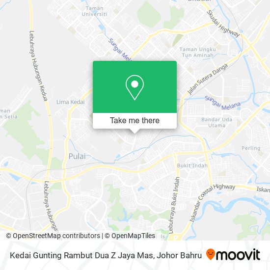 Kedai Gunting Rambut Dua Z Jaya Mas map