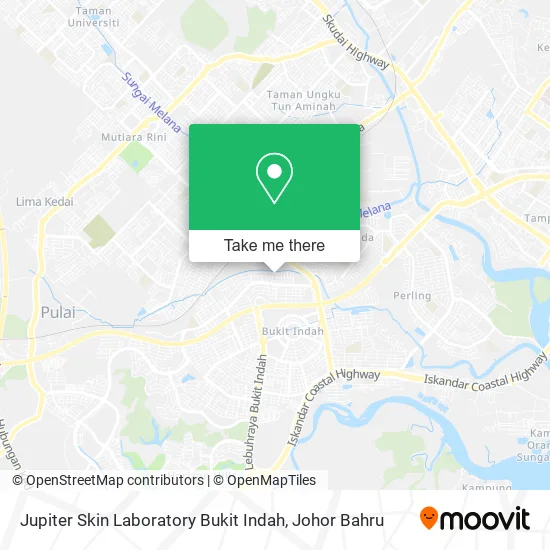 Jupiter Skin Laboratory Bukit Indah map