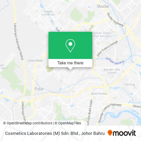 Cosmetics Laboratories (M) Sdn. Bhd. map