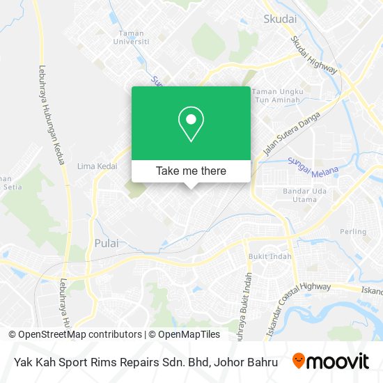 Yak Kah Sport Rims Repairs Sdn. Bhd map