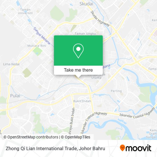 Zhong Qi Lian International Trade map