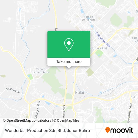 Wonderbar Production Sdn Bhd map