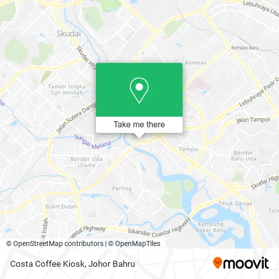Costa Coffee Kiosk map