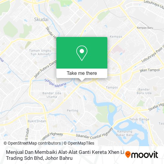 Menjual Dan Membaiki Alat-Alat Ganti Kereta Xhen Li Trading Sdn Bhd map