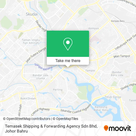 Temasek Shipping & Forwarding Agency Sdn Bhd map