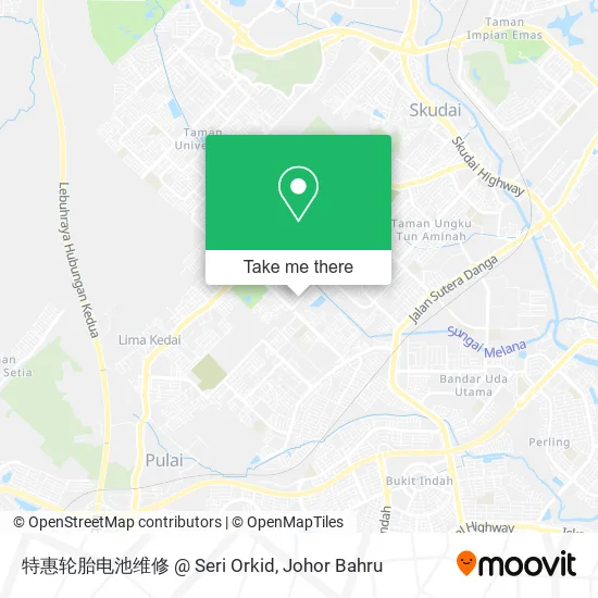 特惠轮胎电池维修 @ Seri Orkid map