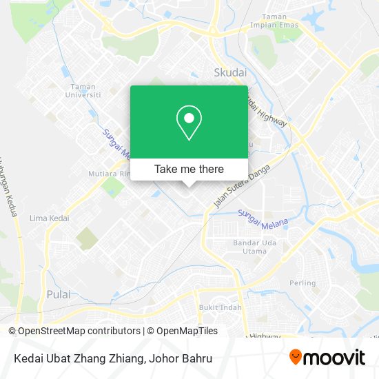 Kedai Ubat Zhang Zhiang map