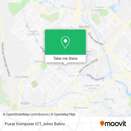Pusat Komputer ICT map