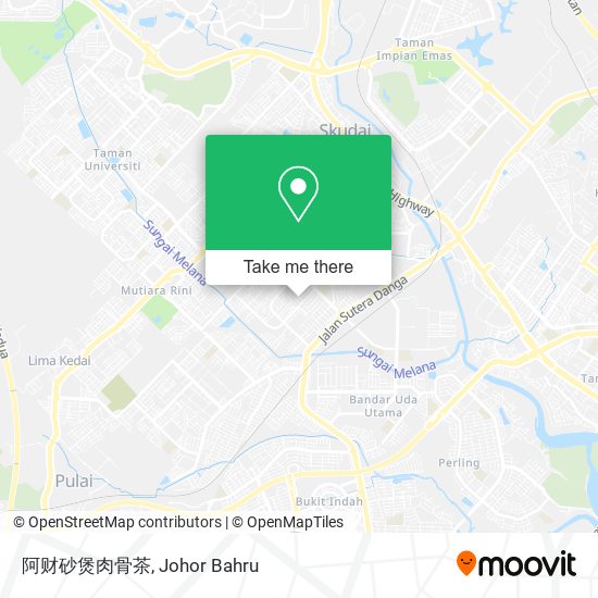 阿财砂煲肉骨茶 map
