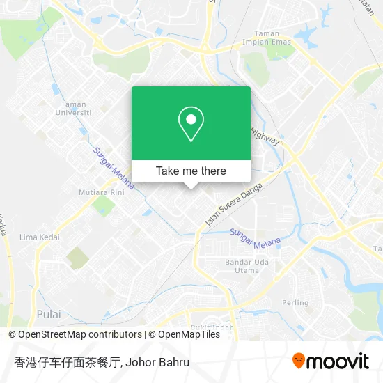 香港仔车仔面茶餐厅 map