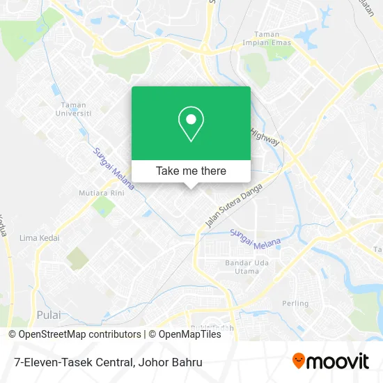 7-Eleven-Tasek Central map