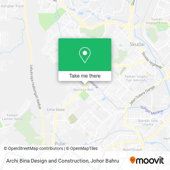Archi Bina Design and Construction map