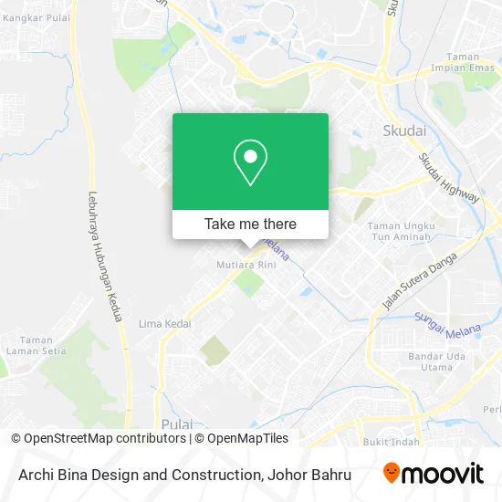 Archi Bina Design and Construction map