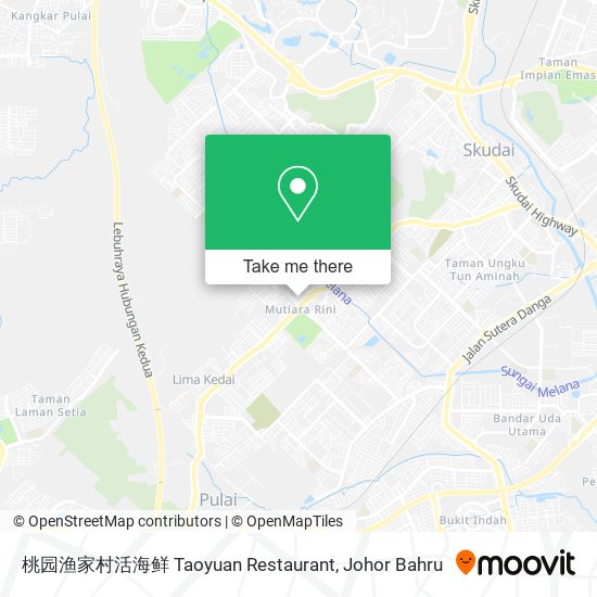 桃园渔家村活海鲜 Taoyuan Restaurant map