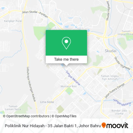 Poliklinik Nur Hidayah - 35 Jalan Bakti 1 map