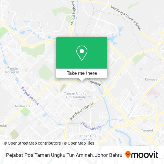 Pejabat Pos Taman Ungku Tun Aminah map