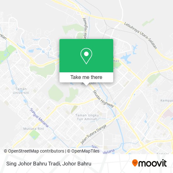 Sing Johor Bahru Tradi map