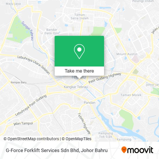 G-Force Forklift Services Sdn Bhd map