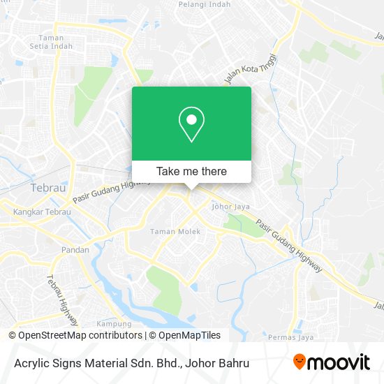 Acrylic Signs Material Sdn. Bhd. map