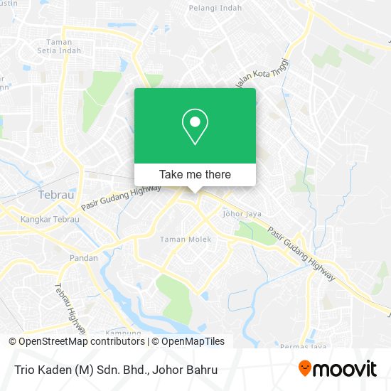 Trio Kaden (M) Sdn. Bhd. map