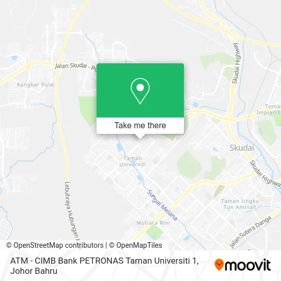 ATM - CIMB Bank PETRONAS Taman Universiti 1 map