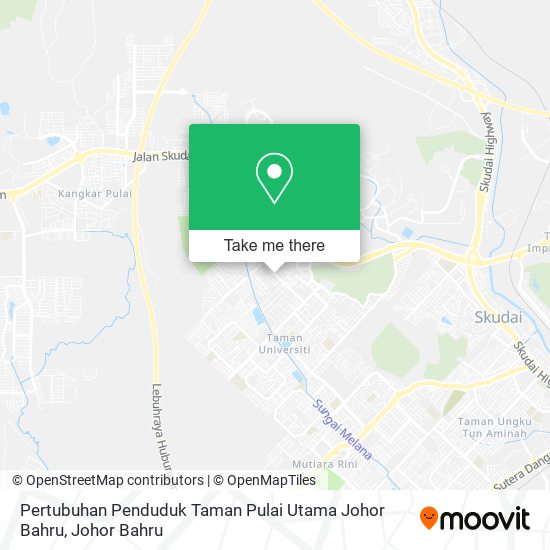 Pertubuhan Penduduk Taman Pulai Utama Johor Bahru map