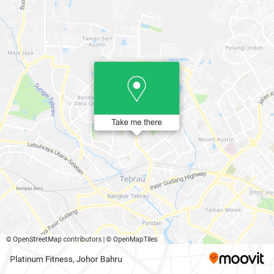 Platinum Fitness map