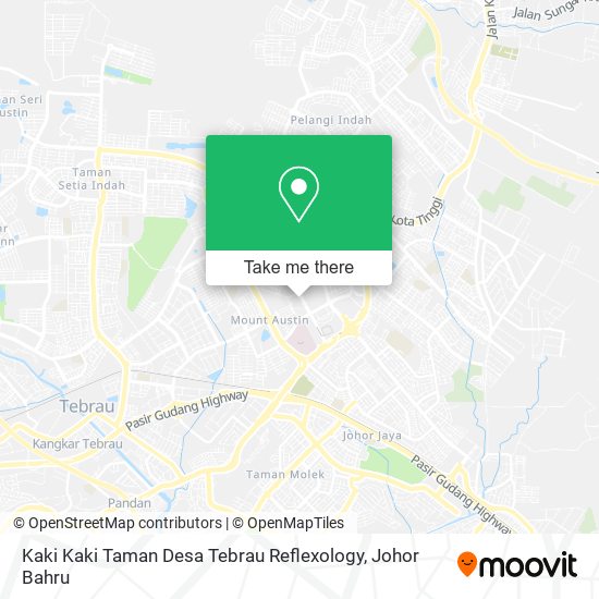 Kaki Kaki Taman Desa Tebrau Reflexology map