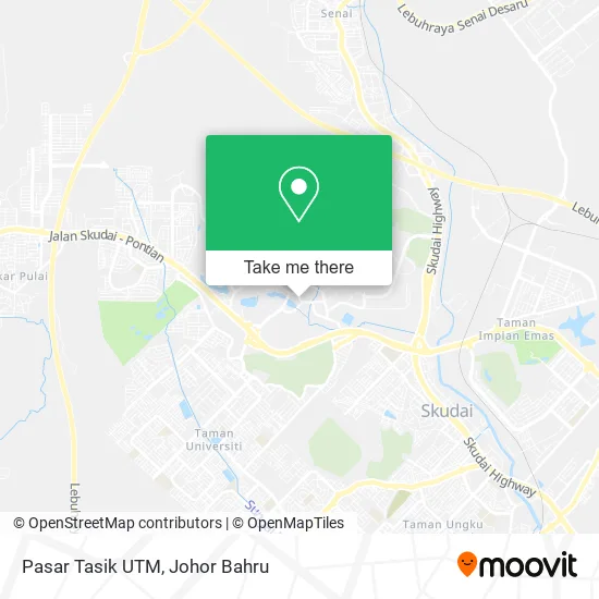 Pasar Tasik UTM map